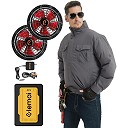 [elemai] 2025年モデル フアン付作業服のイメージ画像です。