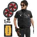 [elemai] 2025年革新モデル フアン付きベストのイメージ画像です。