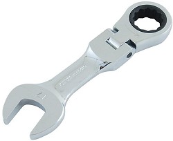 ショートタイプ フレックスラチェットレンチのイメージ画像です。